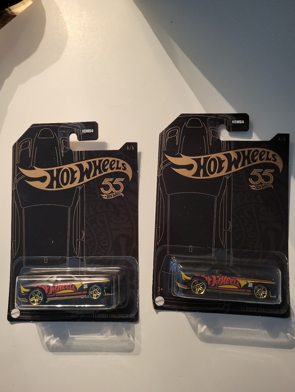 2023 Hot Wheels 55th Anniversary Black & Gold Series '92 BMW M3 Lot Of 2